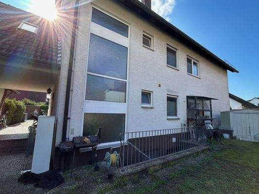 Rückseite des Hauses