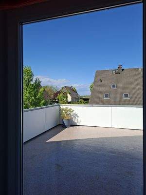 Dachterrasse mit BLick in Richtung Ostsee