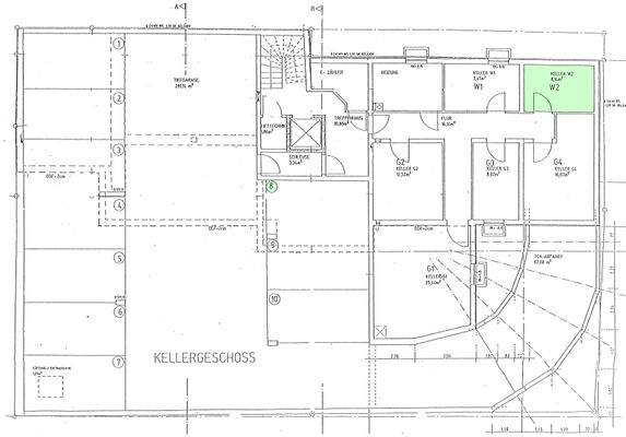 Grundriss TG und Keller