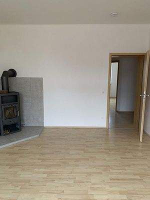 Wohnzimmer mit Kaminofen