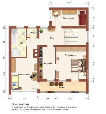 Grundriss Obergeschoss