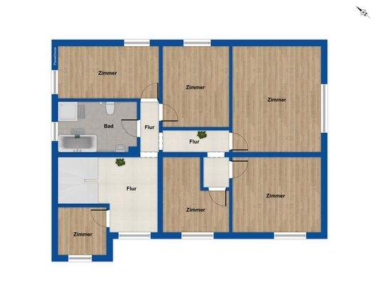 Grundriss Obergeschoss