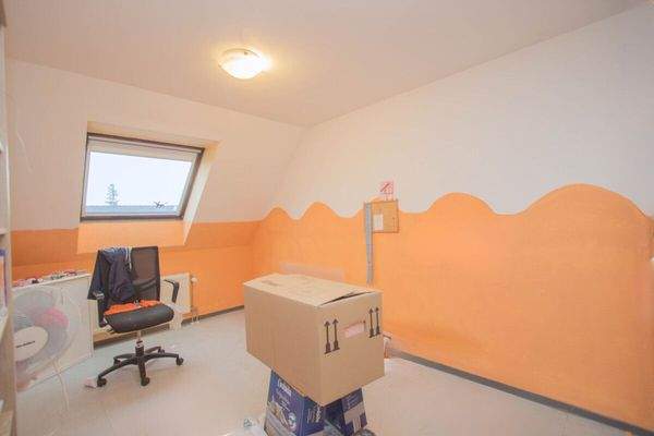 Das Kinderzimmer im Dachgeschoss