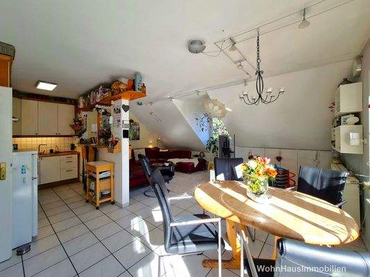 Offener Wohnbereich im Obergeschoss