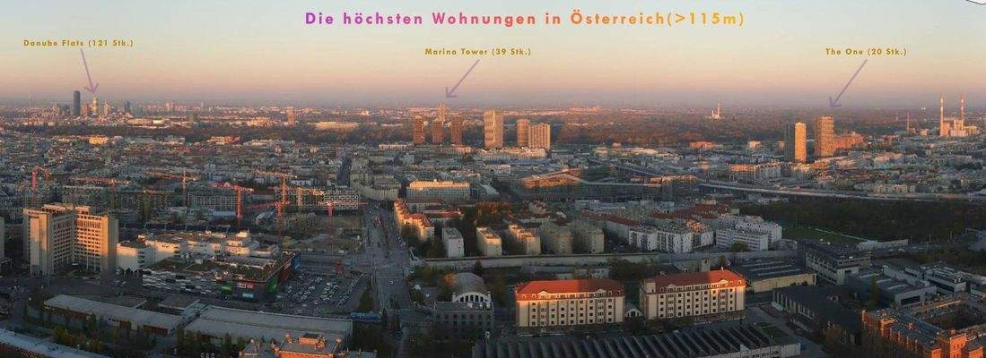 Nur 3 Türme in dieser Höhe