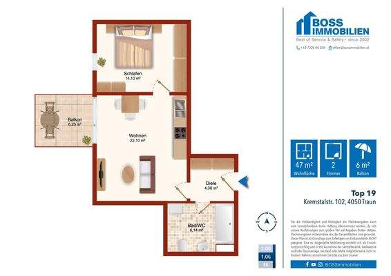 Grundriss Kremstalstr 102_Top 19