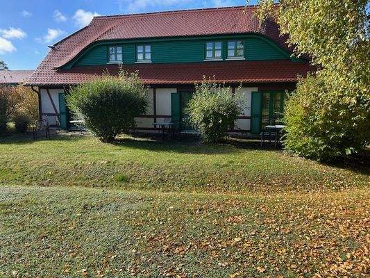 Eine Hausrückseite - Beispielhaus