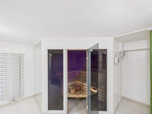 Sauna im Spabereich (UG)