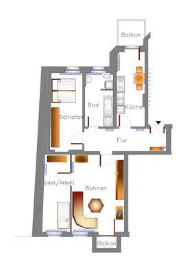 Grundriss unter Vorbehalt!