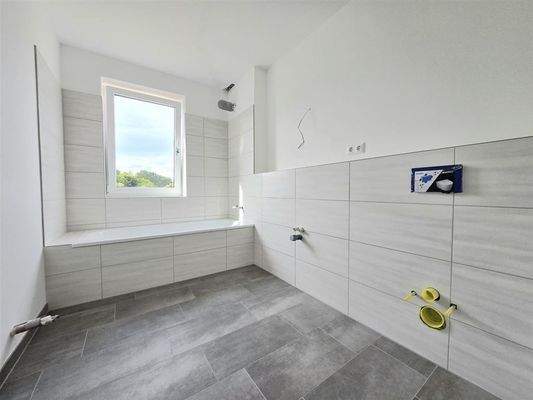 Vollbad im Obergeschoss