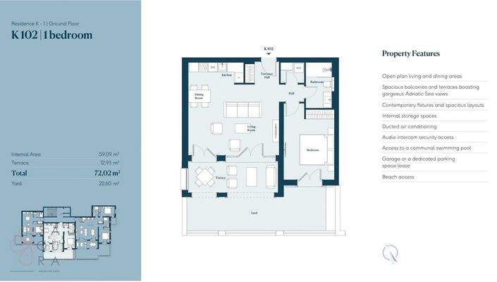 Apartment K 102, Marina Village.