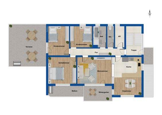 Grundriss 1. Obergeschoss