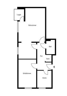 Grundriss - nicht maßstabsgetreu