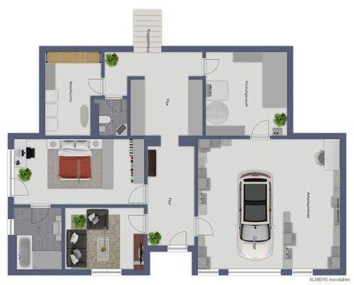 2.UG Einliegerwohnung mit Werkstatt oder Garage