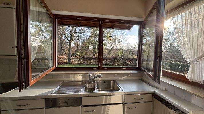 Lichtdurchflutetes Kochen