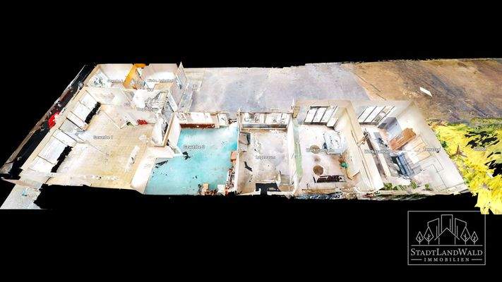 Schematischer Grundriss EG-Haus-3D