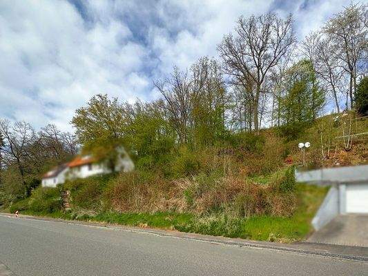 Baugrundstück weitere Straßenansicht