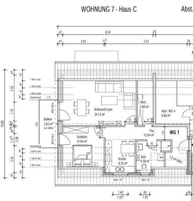 Grundriss ETW 7