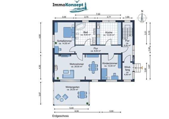Grundriss Erdgeschoss