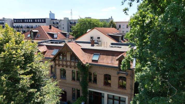 Blick über Hinterhaus