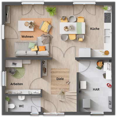 Grundriss_Stadthaus_StadtvillaFlair124ZD_EG_Jubila