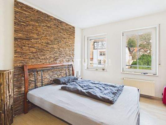 Schlafzimmer (aktuell) - Ausblick auf den Park