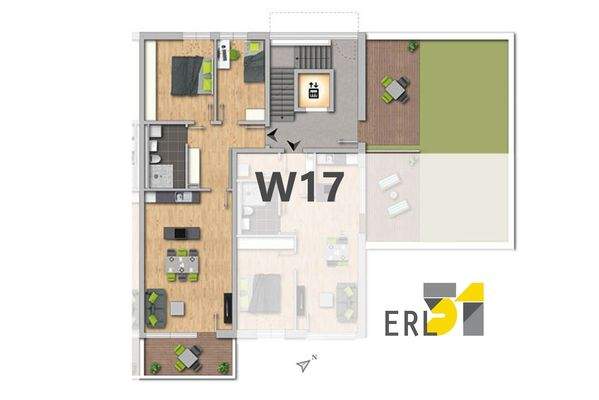 Grundriss Wohnung 17