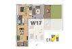 Grundriss Wohnung 17