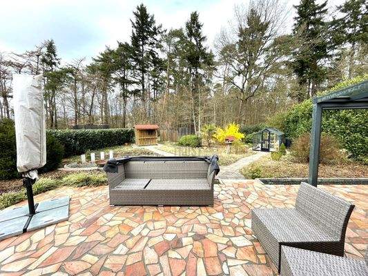 Haupt-Terrasse - Garten - Wald