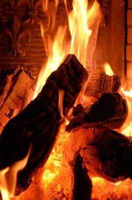 Endlich Kaminfeuer 