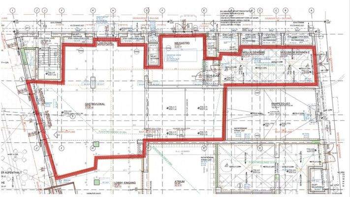 Grundriss Geschäftsfläche
