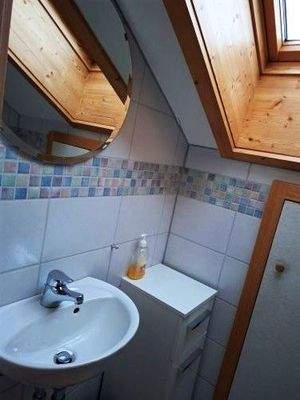 Gäste-WC im DG von WH 2 | Zugang in den Drempel