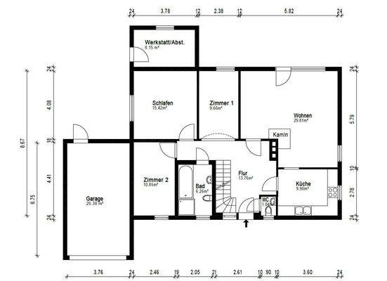 Zeichnung Erdgeschoss
