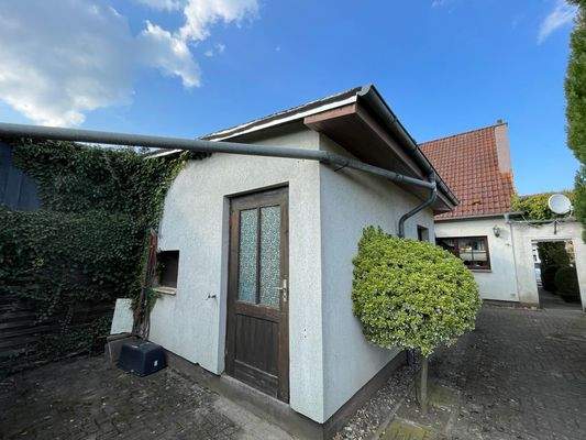 Anbau hintere Ansicht