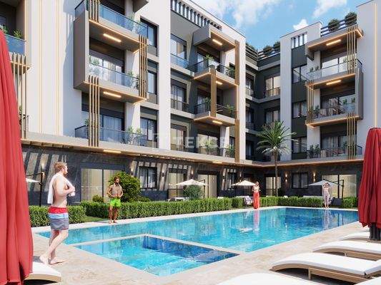 2-Bedroom Apartment in a Complex with a Pool in Antalya