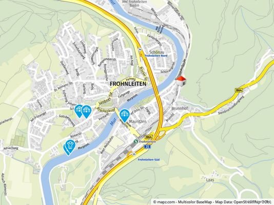Frohnleiten im mittleren Murtal