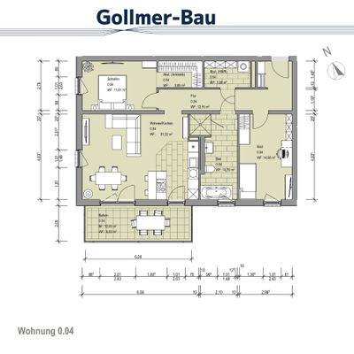 Grundriss Wohnung 0.04