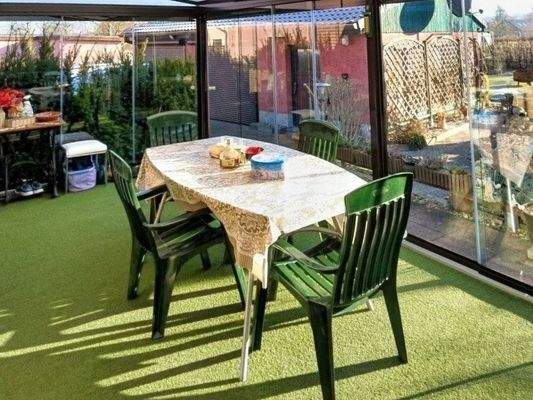 Überdachte Terrasse