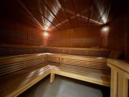 Finnische Sauna im Wellnessbereich