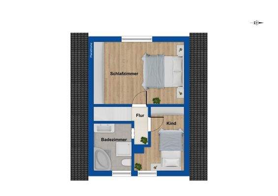 Grundriss - Dachgeschoss