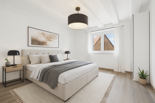 1. OG (rechts) | Schlafzimmer, virtuelle Darstellung