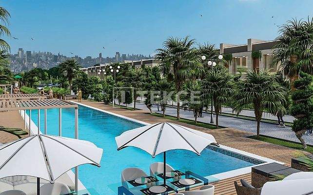 Villas with Private Gardens in a Complex in Ankara İncek
