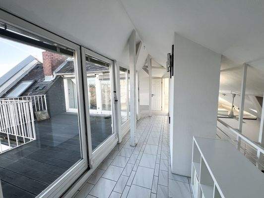 Galerie, Blick Richtung Dachterrasse