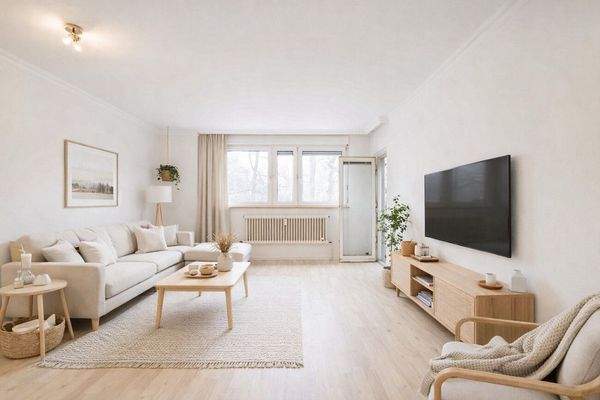 Wohnzimmer visualisiert