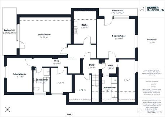 Grundriss 1. Obergeschoss