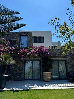 Kreta, Plaka Elounda: Luxuriöse Villa mit 6 Schlafzimmern und Blick auf die Insel Spinalonga