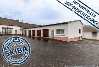 Halle mit Garagen und Büro