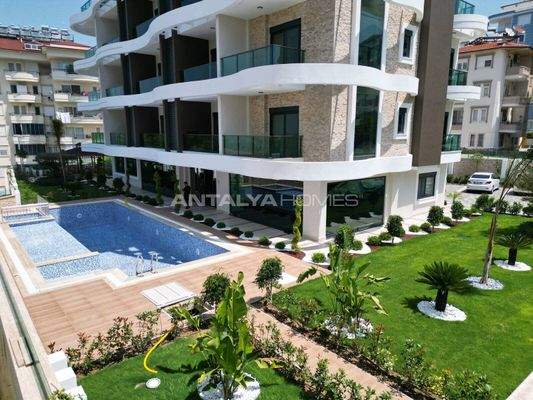 Scenic View Flats 700 M from the Sea in Alanya Avsallar