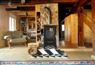 Wohnen Kamin Obergeschoss