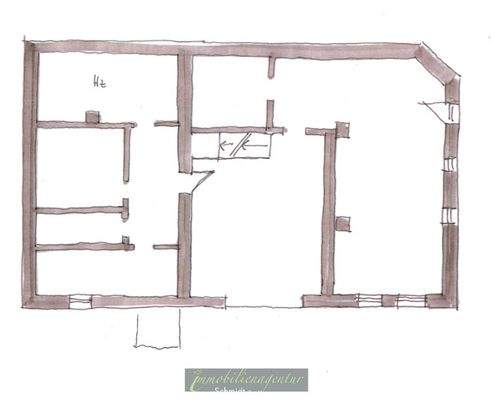 Planskizze Kellergeschoss